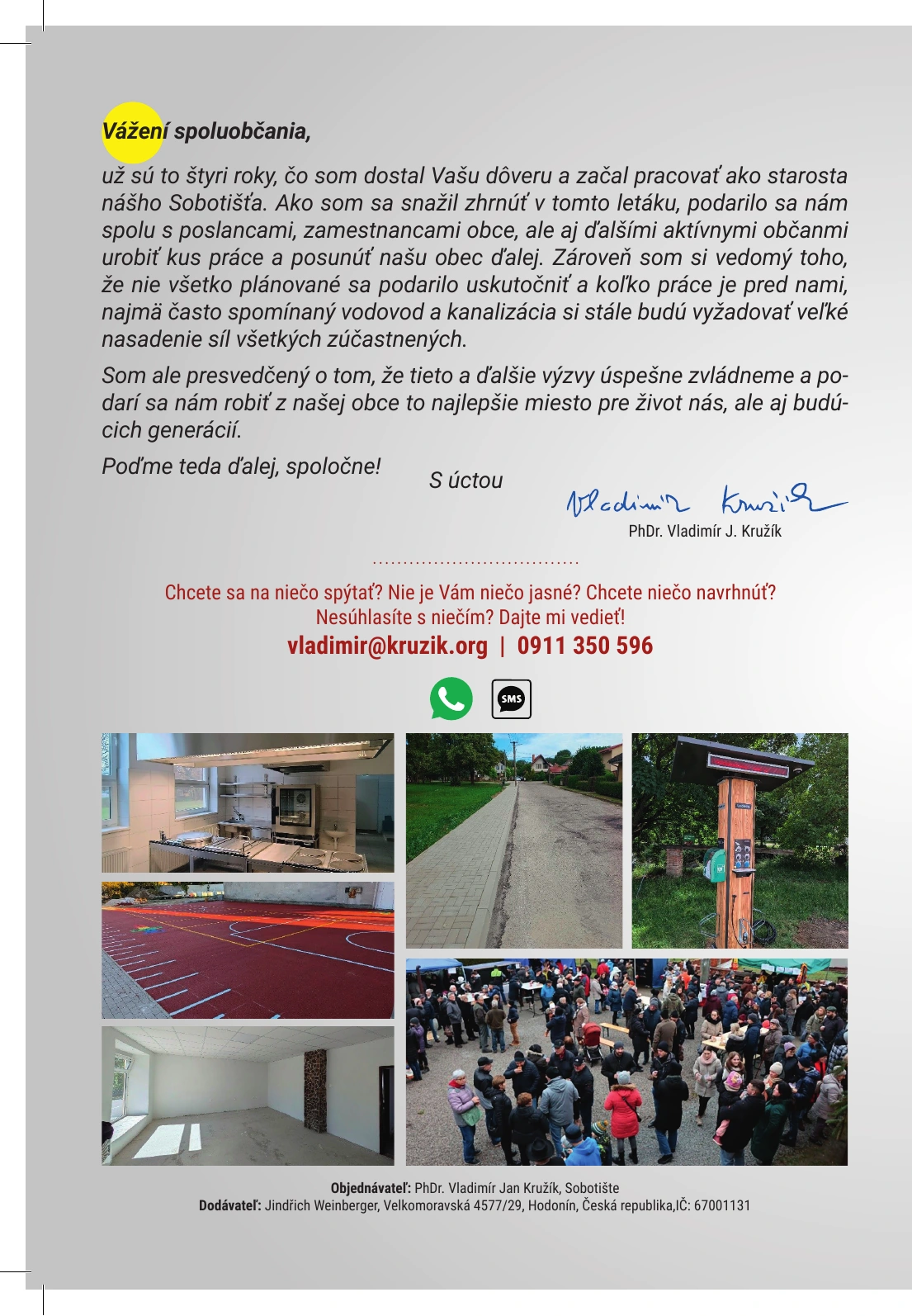Zadná strana letáku